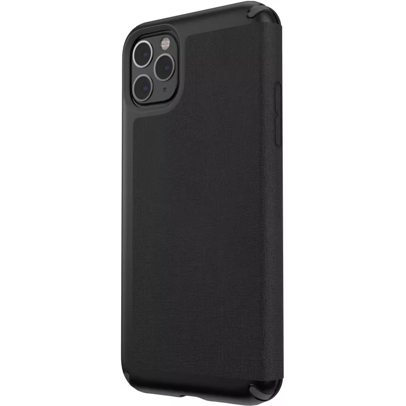 Speck Presidio Folio iPhone 11 Pro Max, atlokāms vāciņš, Apple, iPhone 11 Pro Max, 16,5 cm (6,5 collas), melns