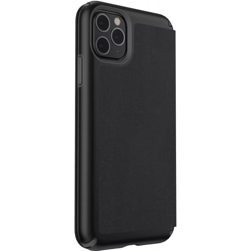 Speck Presidio Folio iPhone 11 Pro Max, atlokāms vāciņš, Apple, iPhone 11 Pro Max, 16,5 cm (6,5 collas), melns