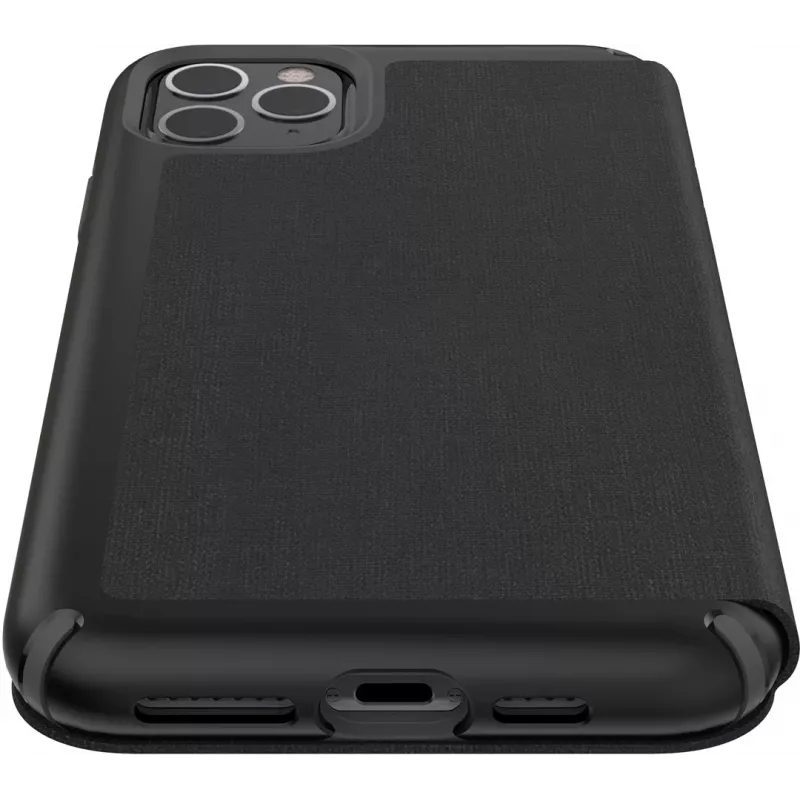 Speck Presidio Folio iPhone 11 Pro Max, atlokāms vāciņš, Apple, iPhone 11 Pro Max, 16,5 cm (6,5 collas), melns