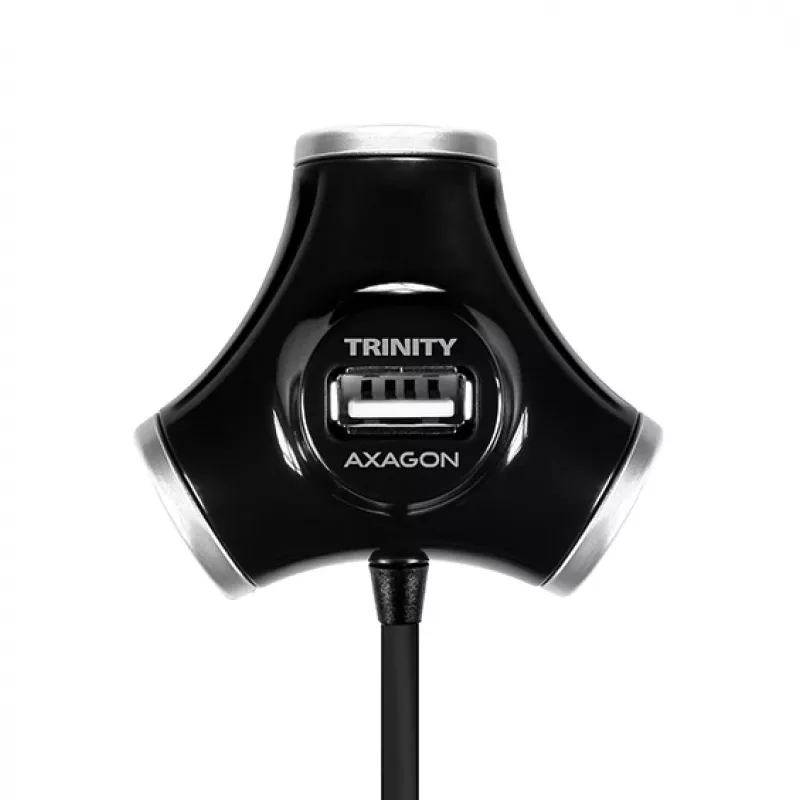 Axagon HUE-X3B saskarnes centrmezgls USB 2.0 480 Mbit/s melns