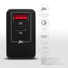 Axagon ACU-PQ22 mobilās ierīces lādētājs Mobilais tālrunis, Ārējais akumulators, Viedtālrunis, Viedpulkstenis, Planšetdators, Universāls Melns AC Ātrā uzlāde Iekštelpām