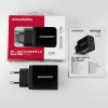 Axagon ACU-PQ22 mobilās ierīces lādētājs Mobilais tālrunis, Ārējais akumulators, Viedtālrunis, Viedpulkstenis, Planšetdators, Universāls Melns AC Ātrā uzlāde Iekštelpām