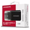 Axagon ACU-PQ22 mobilās ierīces lādētājs Mobilais tālrunis, Ārējais akumulators, Viedtālrunis, Viedpulkstenis, Planšetdators, Universāls Melns AC Ātrā uzlāde Iekštelpām