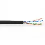 ACT CAT6 U/UTP vītā pāra kabelis melns 305 m, 305 m, Cat6, Melns