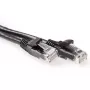 ACT Melns 7 meter U/UTP CAT6A komutācijas kabelis snagless ar RJ45 connectors