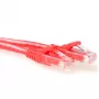 ACT sarkans 10 metru U/UTP CAT6 ielāpu vads, bez aizķeršanās, ar RJ45 savienotājiem