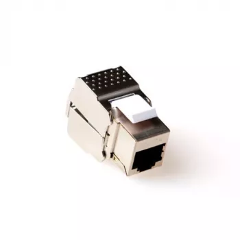 ACT CAT5E Keystone spraudnis, pilnībā ekranēts, bez instrumentiem, RJ45, IDC, tērauda krāsā