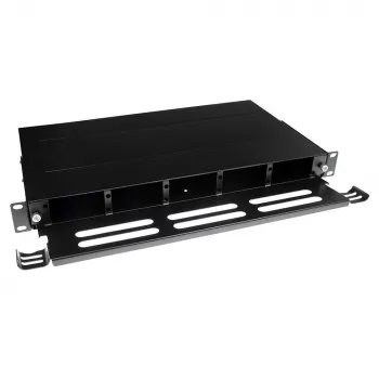 ACT Fiber panel High Density 5 MTP®-MPO kasetēm, PG11, PG13, melns, metāls