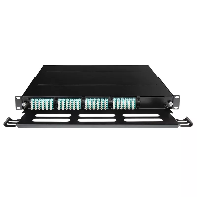 ACT Fiber panel High Density 5 MTP®-MPO kasetēm, PG11, PG13, melns, metāls