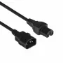ACT Powercord C14 - C15 melns 3 m, 3 m, C14 savienotājs, C15 savienotājs, 250 V, 10 A