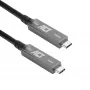 ACT USB-C 3.2 Gen2 aktīvais optiskais kabelis (AOC), pieskārienu paneļiem, video, datiem, strāvai, 3m