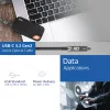 ACT USB-C 3.2 Gen2 aktīvais optiskais kabelis (AOC), pieskārienu paneļiem, video, datiem, strāvai, 3m