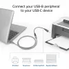 ACT USB Type-C sievišķā spraudne uz USB-B 2.0 printera adaptera kabelis 0,2 m