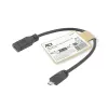 ACT USB Type-C ligzda uz USB micro B 2.0 spraudnis adaptera kabelis 0,2 m