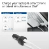ACT 2 portu USB-C ātrais auto lādētājs 95W ar Power Delivery PPS, Quick Charge un GaNFast