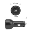 ACT 2 portu USB-C ātrais auto lādētājs 95W ar Power Delivery PPS, Quick Charge un GaNFast