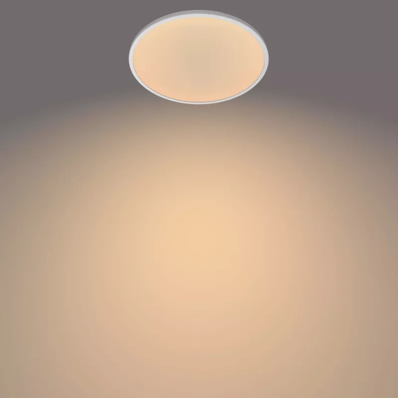 Philips Functional Super plāns griestu gaismeklis 18 W, LED, nenomaināmas spuldzes, 2700 K, 1500 lm, IP20, balts