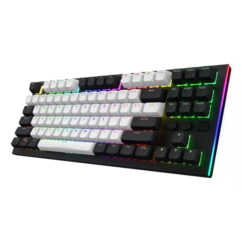 HATOR Gravity TKL tastatūra Spēļu USB QWERTY ASV angļu Melna