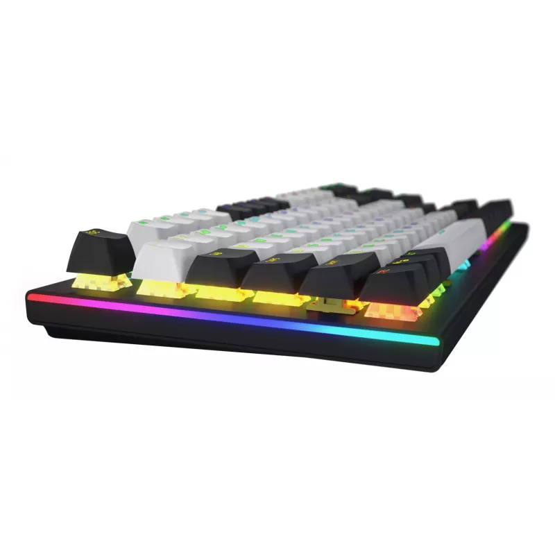 HATOR Gravity TKL tastatūra Spēļu USB QWERTY ASV angļu Melna