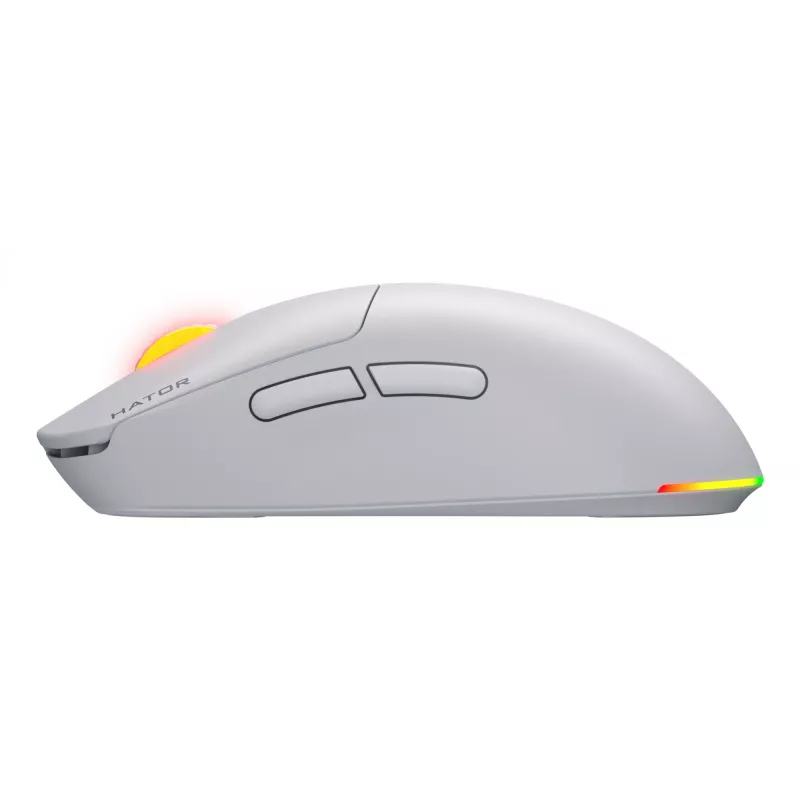 HATOR Quasar 3 Wireless pele Spēlēm Piemērota abām rokām RF Bezvadu + Bluetooth + USB Type-A Optisks 12000 DPI