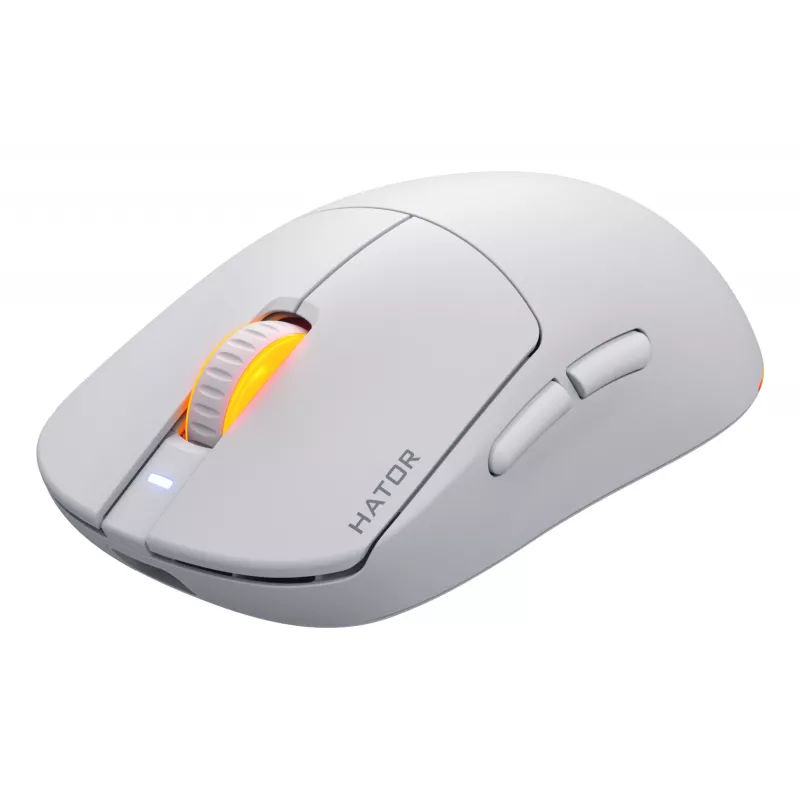 HATOR Quasar 3 Wireless pele Spēlēm Piemērota abām rokām RF Bezvadu + Bluetooth + USB Type-A Optisks 12000 DPI