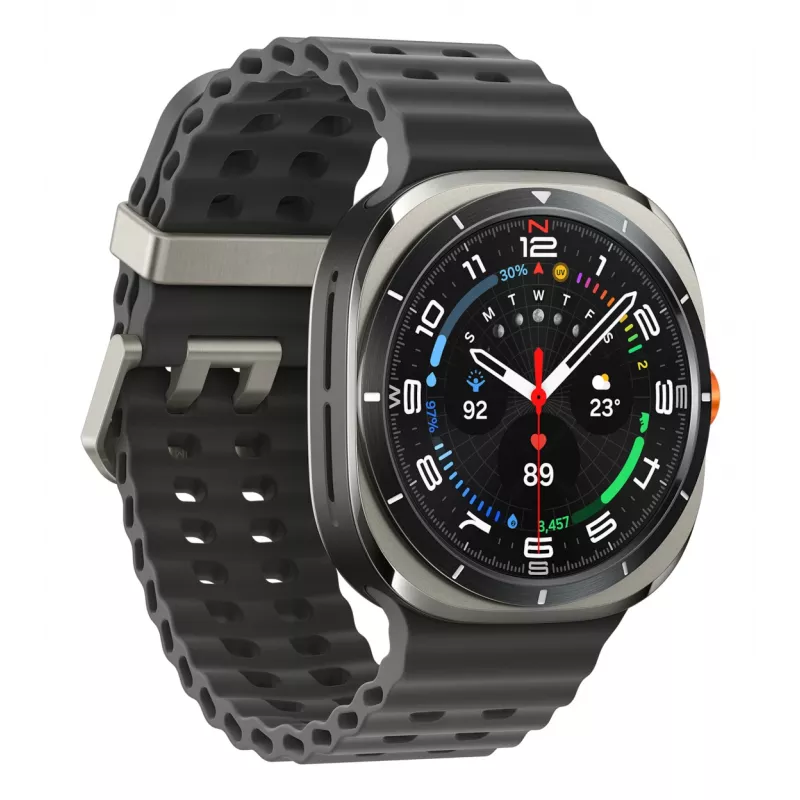 Samsung Galaxy Watch Ultra 3.81 cm (1.5 inch) AMOLED 47 mm Digitāls 480 x 480 pikseļi Skārienjutīgs 4G Sudraba Wi-Fi GPS (satelīts)
