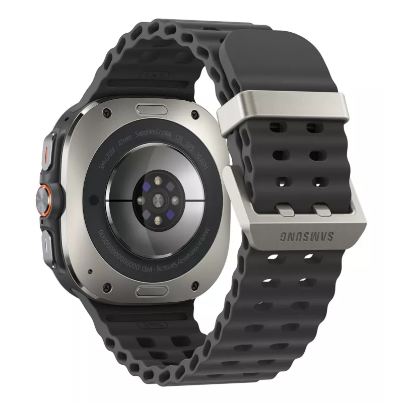 Samsung Galaxy Watch Ultra 3.81 cm (1.5 inch) AMOLED 47 mm Digitāls 480 x 480 pikseļi Skārienjutīgs 4G Sudraba Wi-Fi GPS (satelīts)