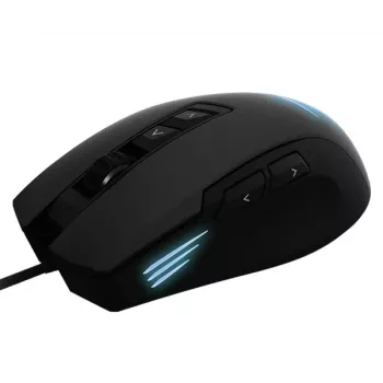 Zalman ZM-GM7 pele Spēlēm Labās rokas USB Type-A Zilā LED 12000 DPI