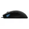Zalman ZM-GM7 pele Spēlēm Labās rokas USB Type-A Zilā LED 12000 DPI