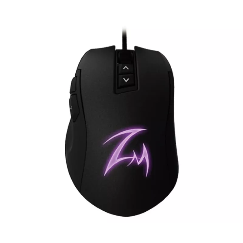 Zalman ZM-GM7 pele Spēlēm Labās rokas USB Type-A Zilā LED 12000 DPI