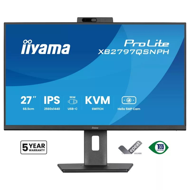iiyama ProLite XB2797QSNPH-B1 27 inch QHD IPS 75Hz monitors