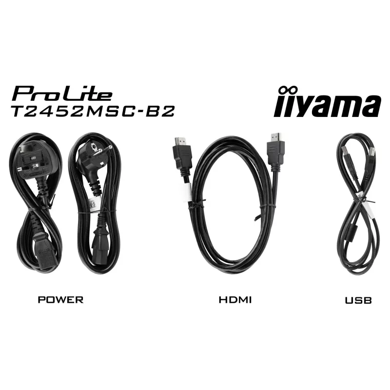 iiyama ProLite T2452MSC-B2 23.8 inch FHD skārienjutīgs monitors