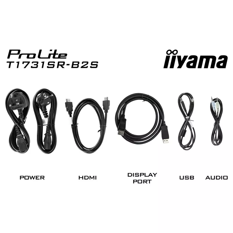 iiyama ProLite T1731SR-B2S 17 inch SXGA skārienjutīgs monitors