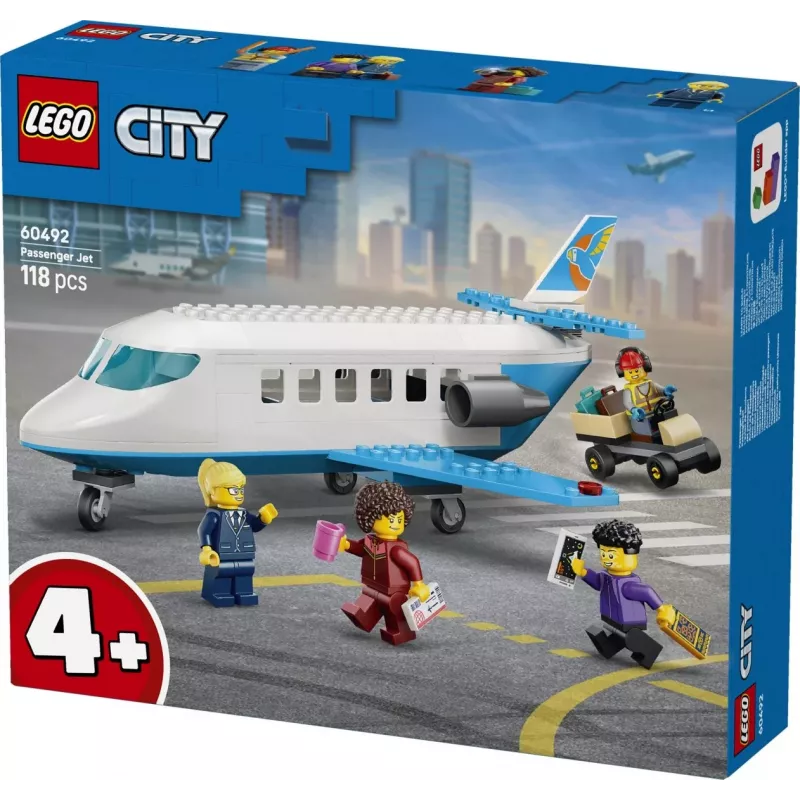 LEGO City 60492 Pasažieru lidmašīna (118 gab.)
