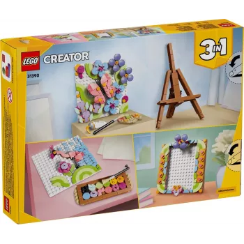 LEGO Creator 3-in-1 31390 Ziedu mākslas dekors (348 gab.)