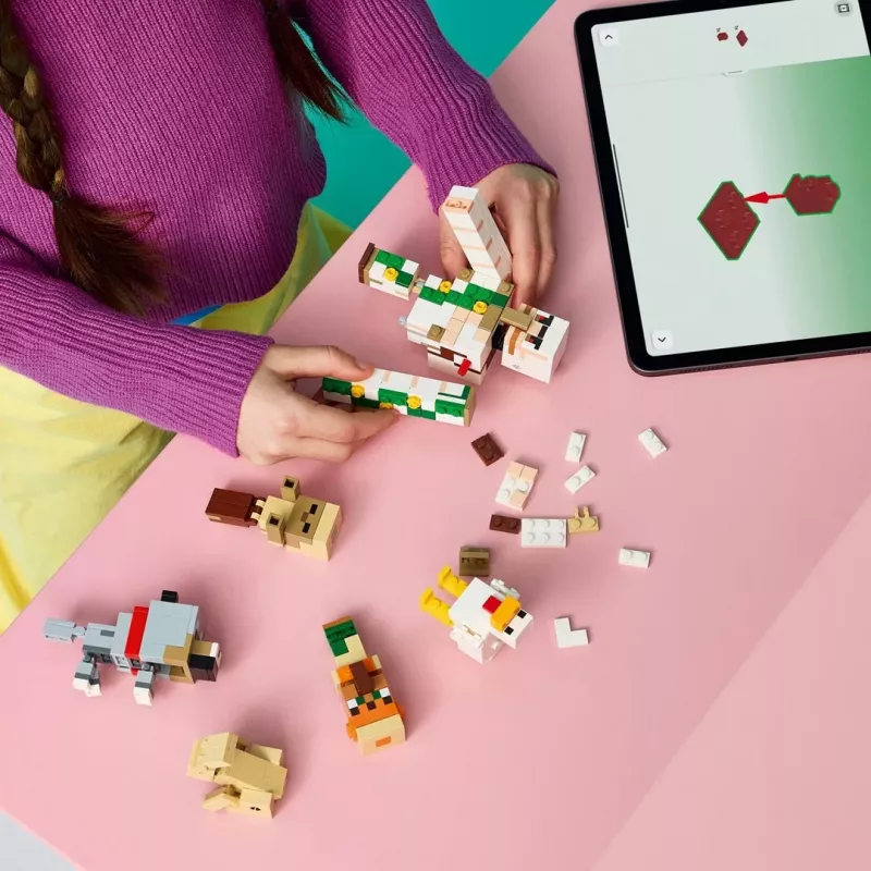 LEGO Minecraft 21592 Vistas jātnieka tuksneša uzbrukums (428 gab.)