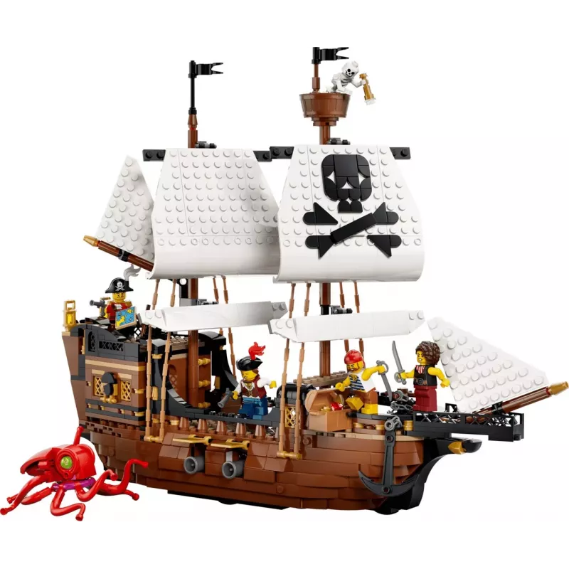 LEGO Creator 3-in-1 31387 Ikonisks pirātu kuģis (1074 gab.)