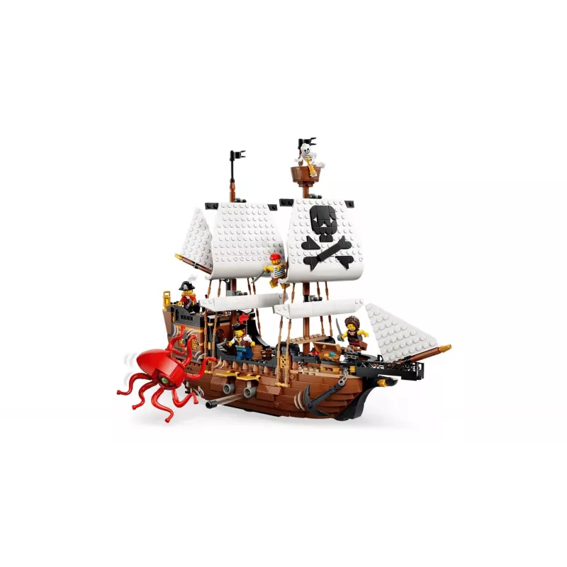 LEGO Creator 3-in-1 31387 Ikonisks pirātu kuģis (1074 gab.)