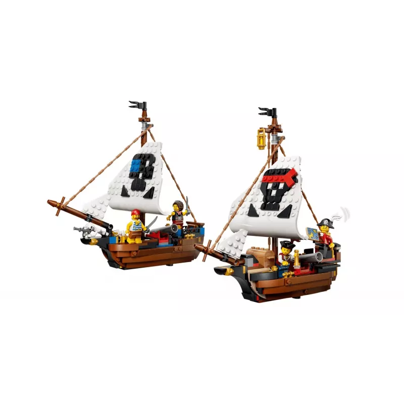 LEGO Creator 3-in-1 31387 Ikonisks pirātu kuģis (1074 gab.)