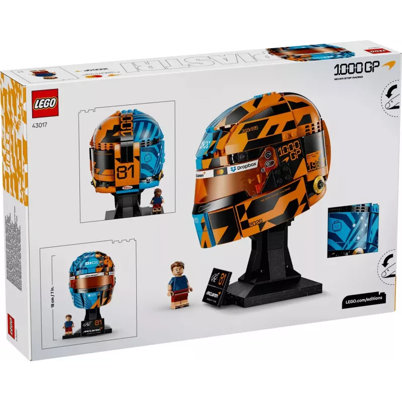 LEGO Editions 43017 McLaren F1 Oscar Piastri ķivere (793 gab.)