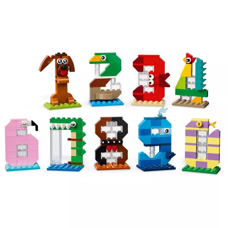 LEGO 40807 Dzimšanas dienas cipari - dzīvnieku tortes rotājumi (281 gab.)