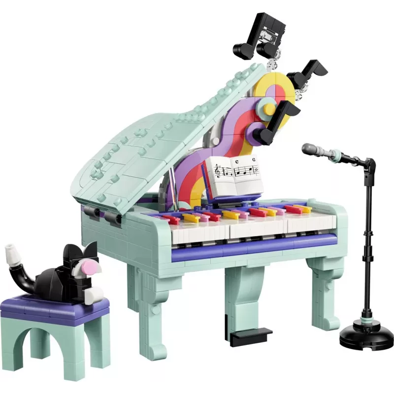 LEGO Creator 3-in-1 31392 Muzikāla klavieres ar kaķi (485 gab.)