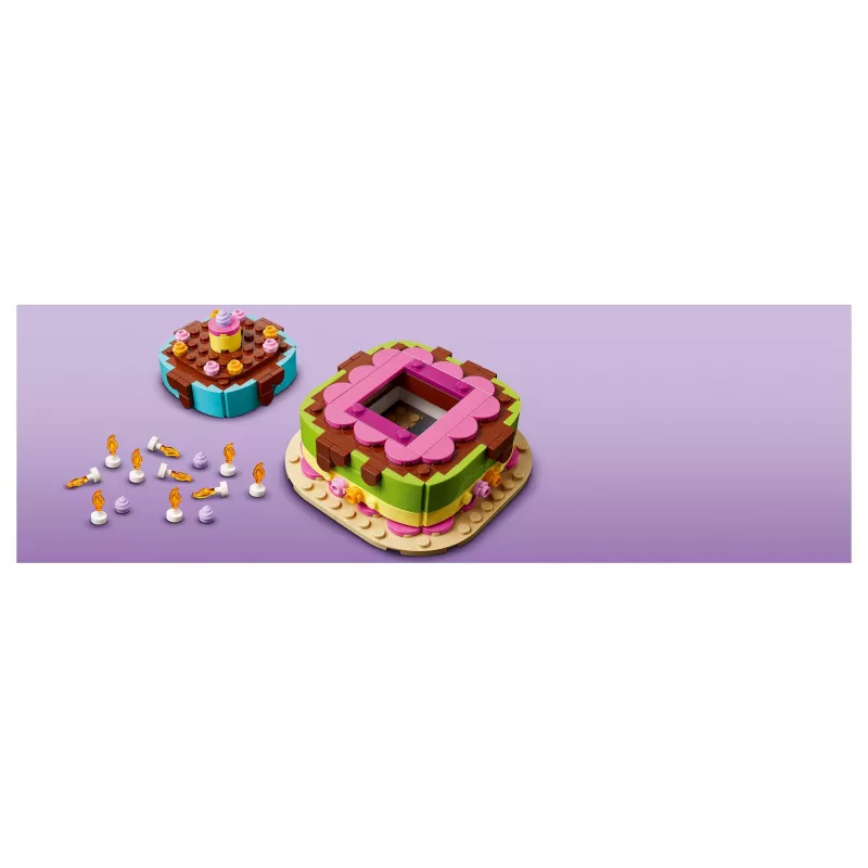 LEGO 40815 Dzimšanas dienas torte - saliekama torte ar svecītēm (219 gab.)