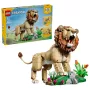 LEGO Creator 3-in-1 31386 Savvaļas dzīvnieki: Majestātiskais lauva (839 gab.)