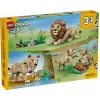 LEGO Creator 3-in-1 31386 Savvaļas dzīvnieki: Majestātiskais lauva (839 gab.)