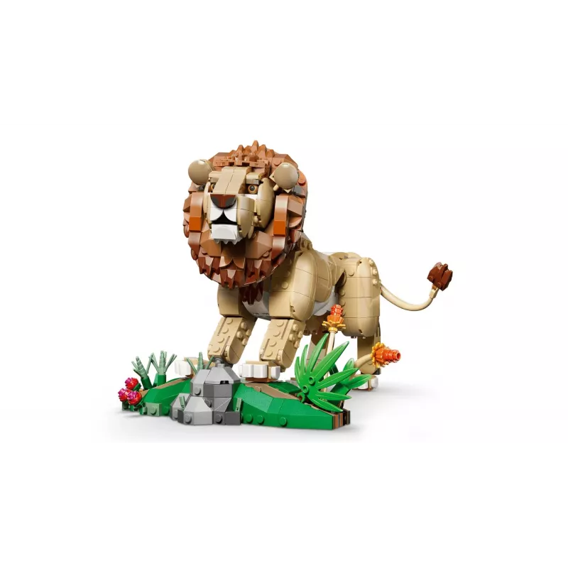 LEGO Creator 3-in-1 31386 Savvaļas dzīvnieki: Majestātiskais lauva (839 gab.)