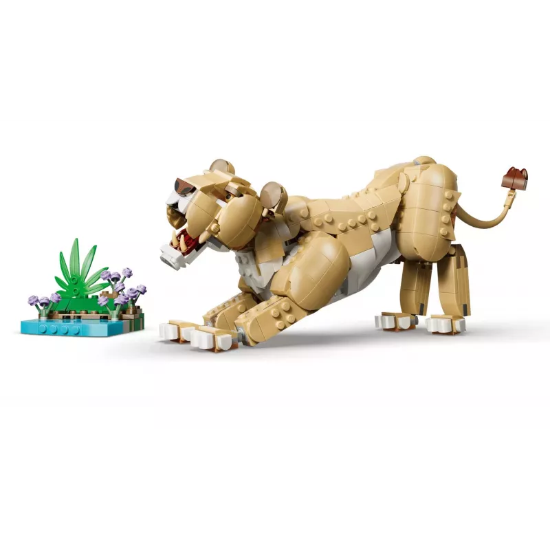 LEGO Creator 3-in-1 31386 Savvaļas dzīvnieki: Majestātiskais lauva (839 gab.)