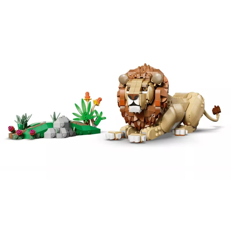 LEGO Creator 3-in-1 31386 Savvaļas dzīvnieki: Majestātiskais lauva (839 gab.)