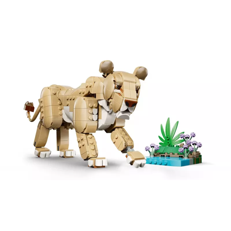 LEGO Creator 3-in-1 31386 Savvaļas dzīvnieki: Majestātiskais lauva (839 gab.)
