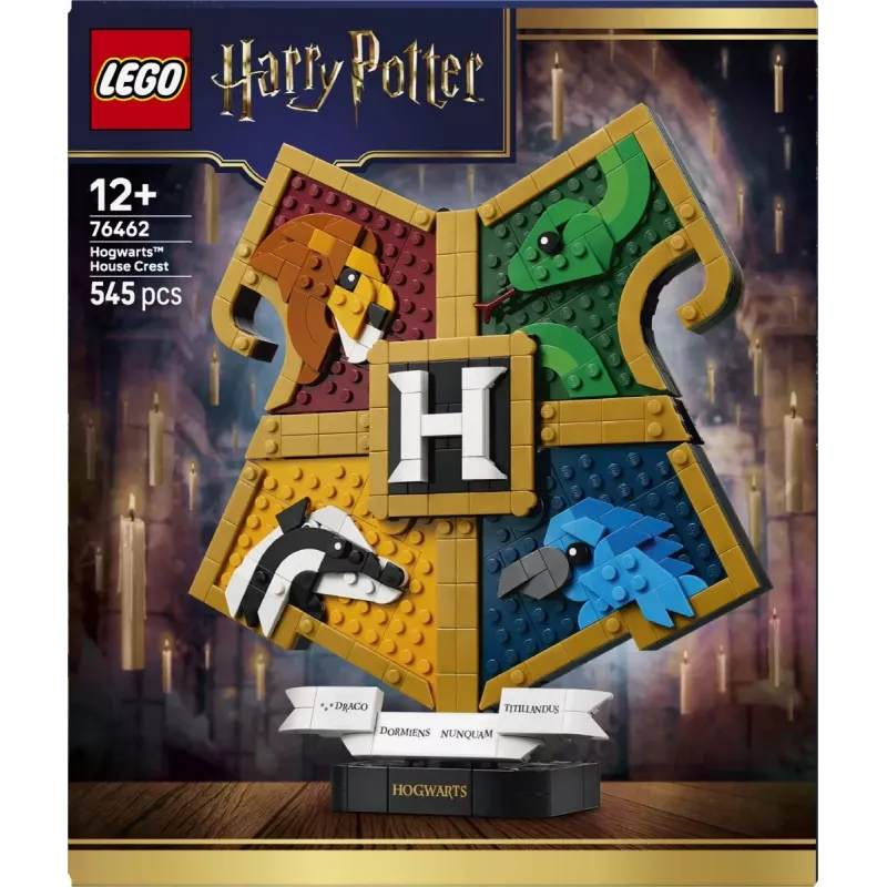 LEGO Harry Potter 76462 Cūkkārpas māju ģerbonis (545 gab.)